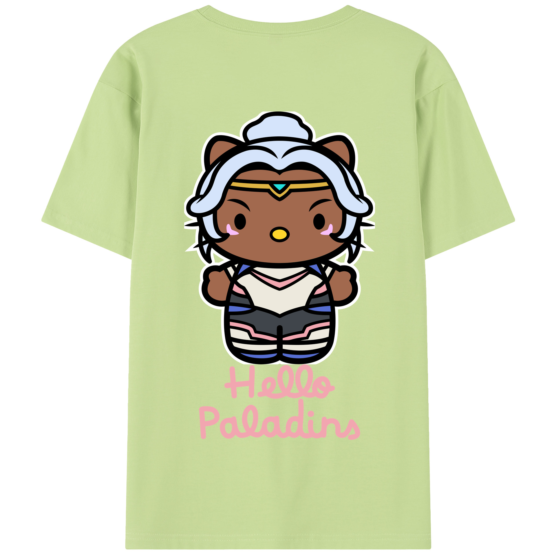 （画像用） Hello Kitty ハローキティ 綿100％半袖Tシャツ（背面プリント）